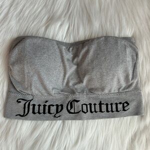 Juicy Couture Gray Bandeau Top